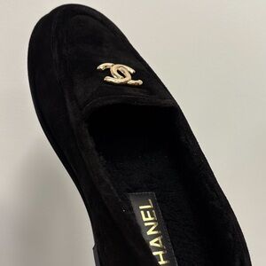 Chanel suede loafers size 42